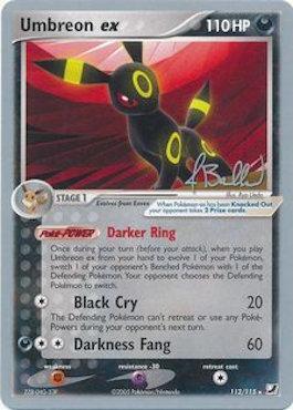 Umbreon ex (112/115) (Eeveelutions - Jimmy Ballard) [World Championships 2006] | Exor Games Truro