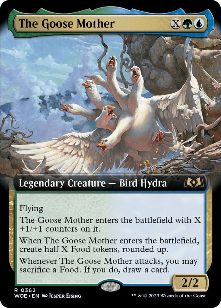 The Goose Mother (Extended Art) [Wilds of Eldraine] | Exor Games Truro