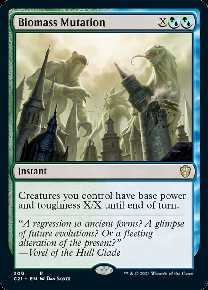 Biomass Mutation [Commander 2021] | Exor Games Truro