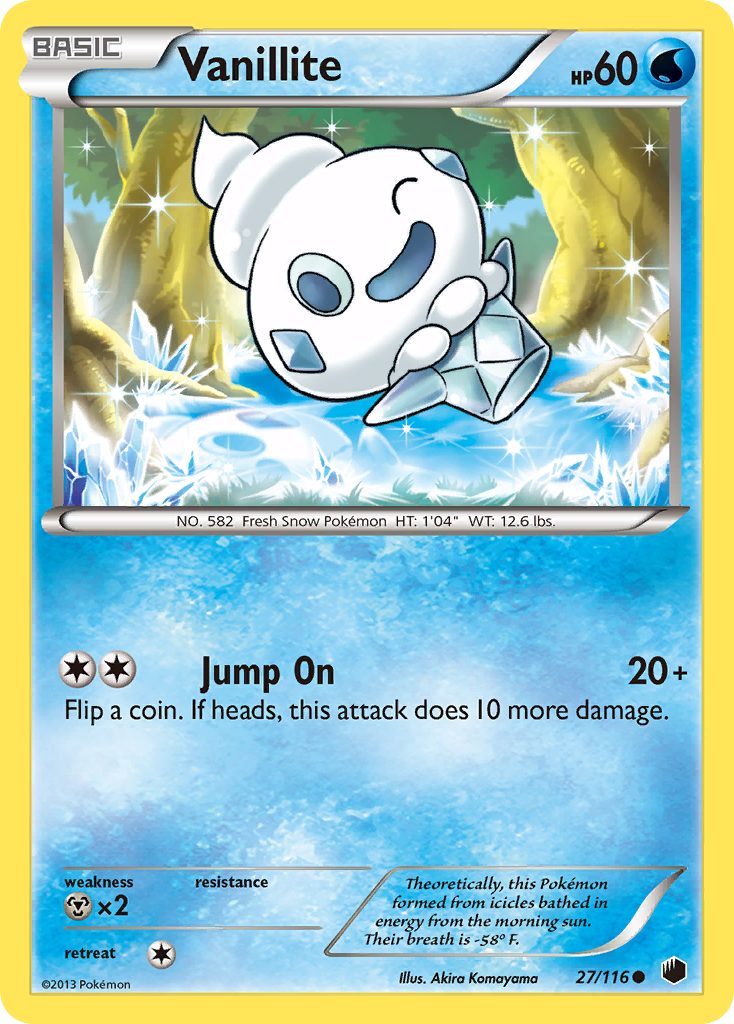 Vanillite (27/116) [Black & White: Plasma Freeze] | Exor Games Truro