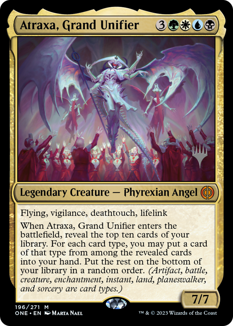 Atraxa, Grand Unifier (Promo Pack) [Phyrexia: All Will Be One Promos] | Exor Games Truro