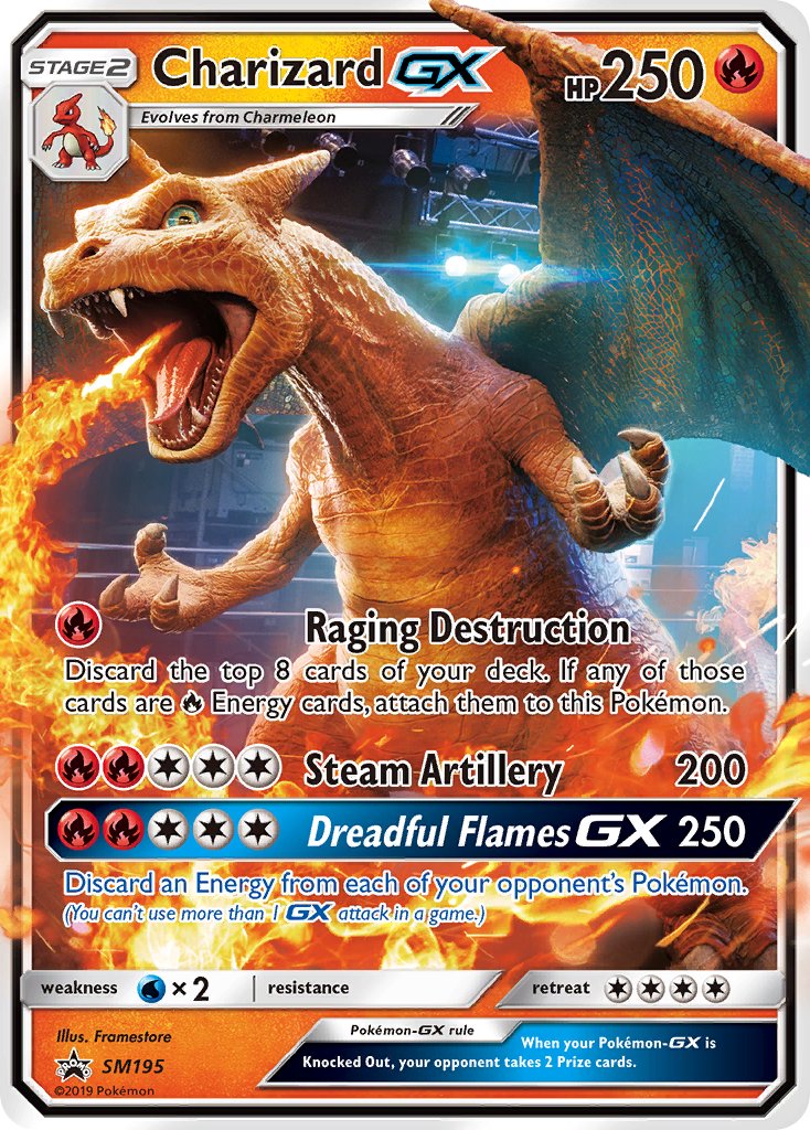 Charizard GX (SM195) [Sun & Moon: Black Star Promos] | Exor Games Truro