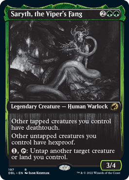 Saryth, the Viper's Fang [Innistrad: Double Feature] | Exor Games Truro
