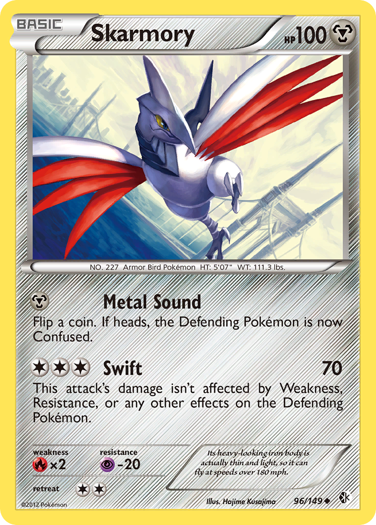 Skarmory (96/149) [Black & White: Boundaries Crossed] | Exor Games Truro