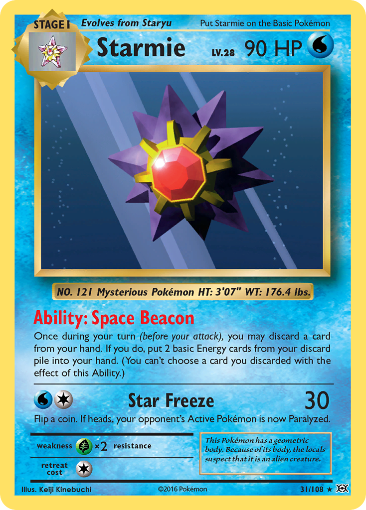 Starmie (31/108) [XY: Evolutions] | Exor Games Truro