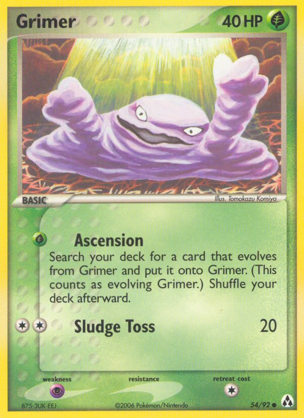 Grimer (54/92) [EX: Legend Maker] | Exor Games Truro