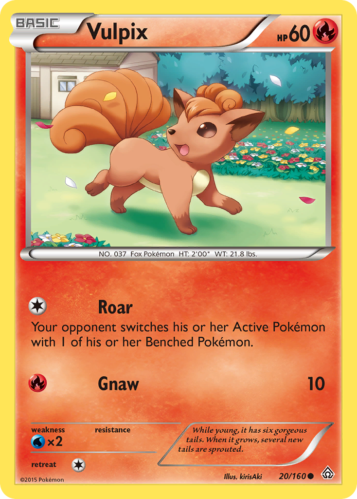 Vulpix (20/160) [XY: Primal Clash] | Exor Games Truro