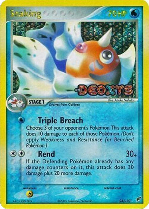 Seaking (24/107) (Stamped) [EX: Deoxys] | Exor Games Truro