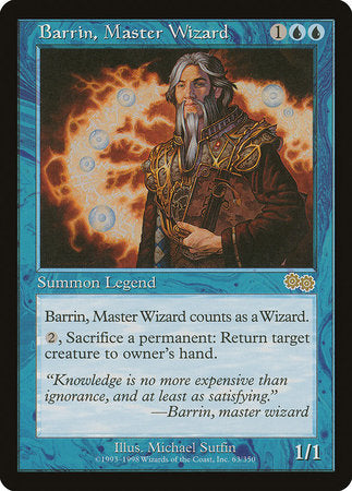 Barrin, Master Wizard [Urza's Saga] | Exor Games Truro