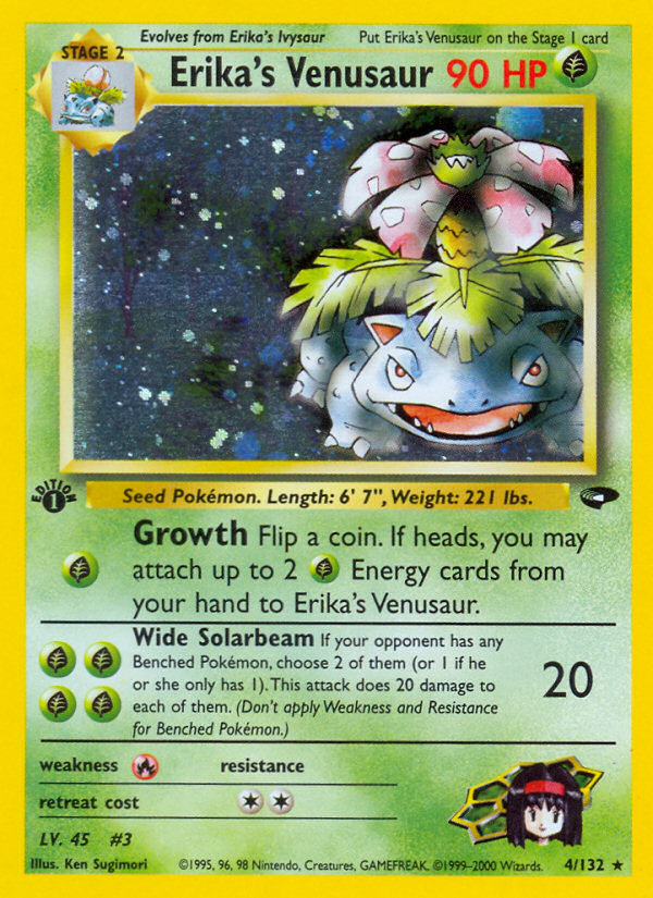 Erika's Venusaur (4/132) [Gym Challenge 1st Edition] | Exor Games Truro