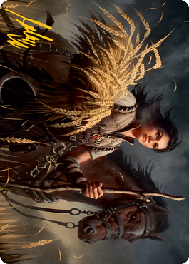 Ambitious Farmhand Art Card (Gold-Stamped Signature) [Innistrad: Midnight Hunt Art Series] | Exor Games Truro