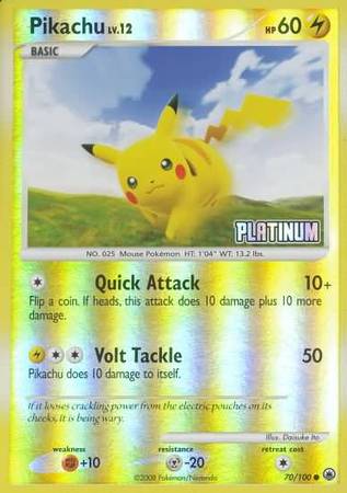 Pikachu (70/100) [Burger King Promos: 2009 Collection] | Exor Games Truro