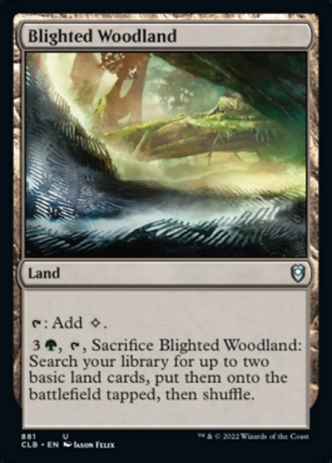 Blighted Woodland [Commander Legends: Battle for Baldur's Gate] | Exor Games Truro