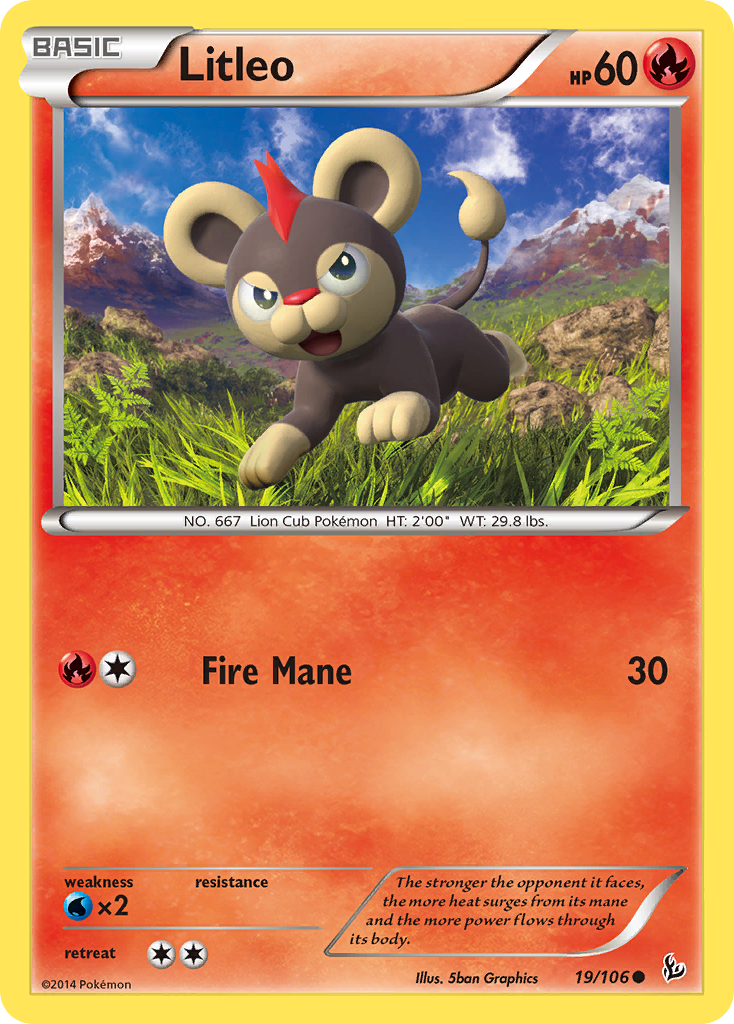 Litleo (19/106) [XY: Flashfire] | Exor Games Truro