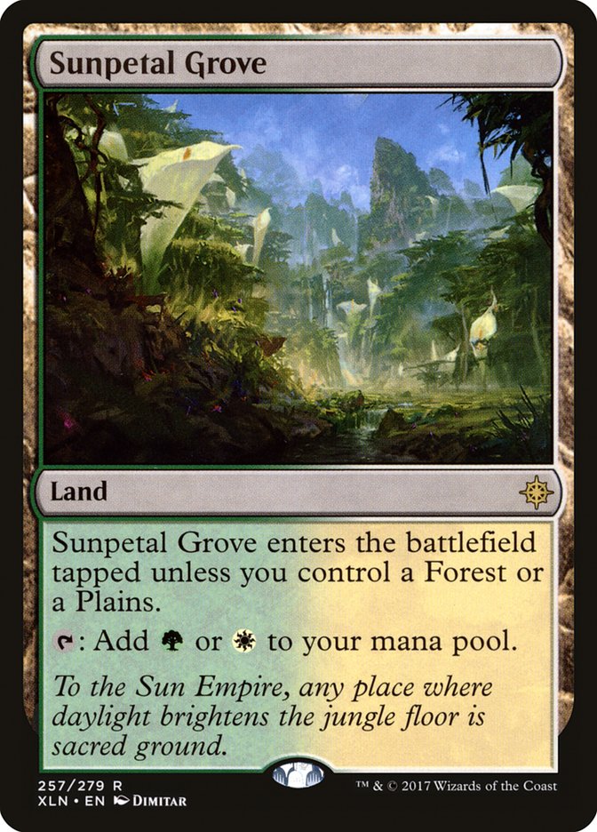 Sunpetal Grove [Ixalan] | Exor Games Truro