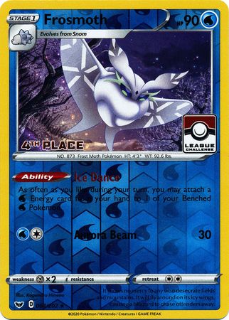 Frosmoth (064/202) (League Promo 4th Place) [Sword & Shield: Base Set] | Exor Games Truro