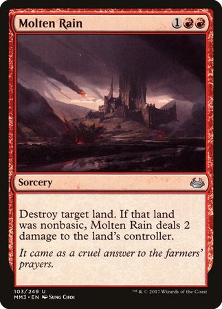 Molten Rain [Modern Masters 2017] | Exor Games Truro