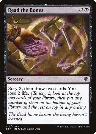 Read the Bones [Commander 2017] | Exor Games Truro
