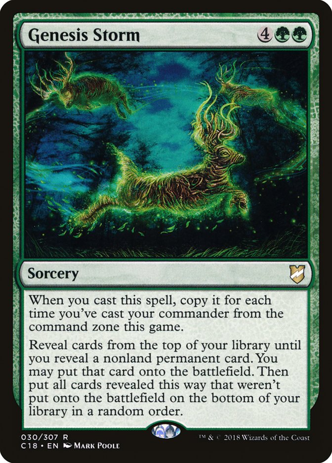 Genesis Storm [Commander 2018] | Exor Games Truro