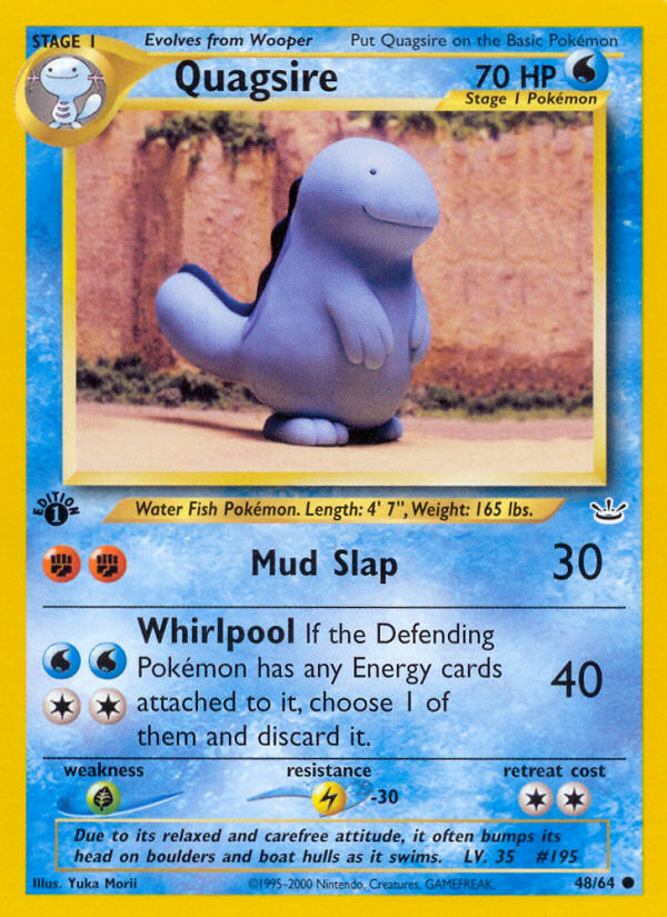 Quagsire (48/64) [Neo Revelation 1st Edition] | Exor Games Truro