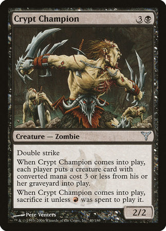 Crypt Champion [Dissension] | Exor Games Truro