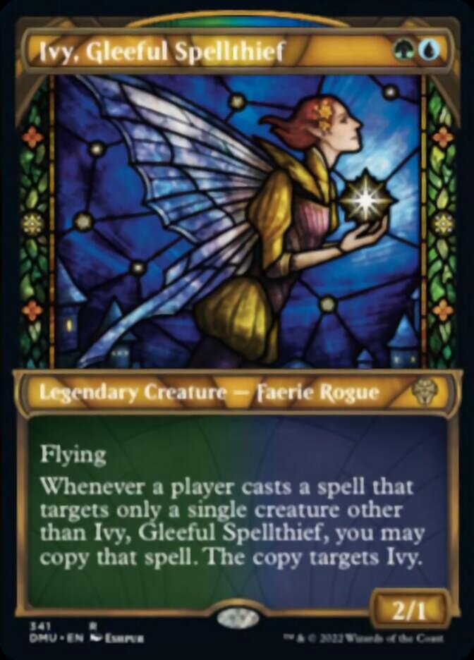 Ivy, Gleeful Spellthief (Showcase Textured) [Dominaria United] | Exor Games Truro