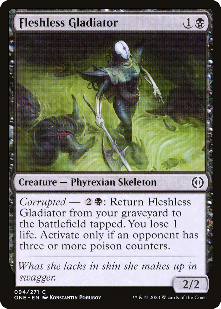 Fleshless Gladiator [Phyrexia: All Will Be One] | Exor Games Truro
