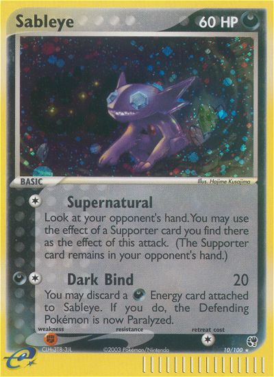 Sableye (10/100) [EX: Sandstorm] | Exor Games Truro