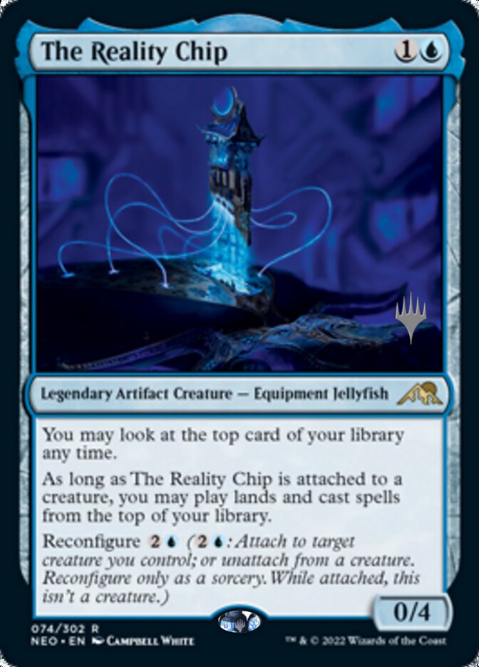 The Reality Chip (Promo Pack) [Kamigawa: Neon Dynasty Promos] | Exor Games Truro