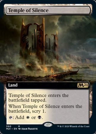 Temple of Silence (Extended Art) [Core Set 2021] | Exor Games Truro