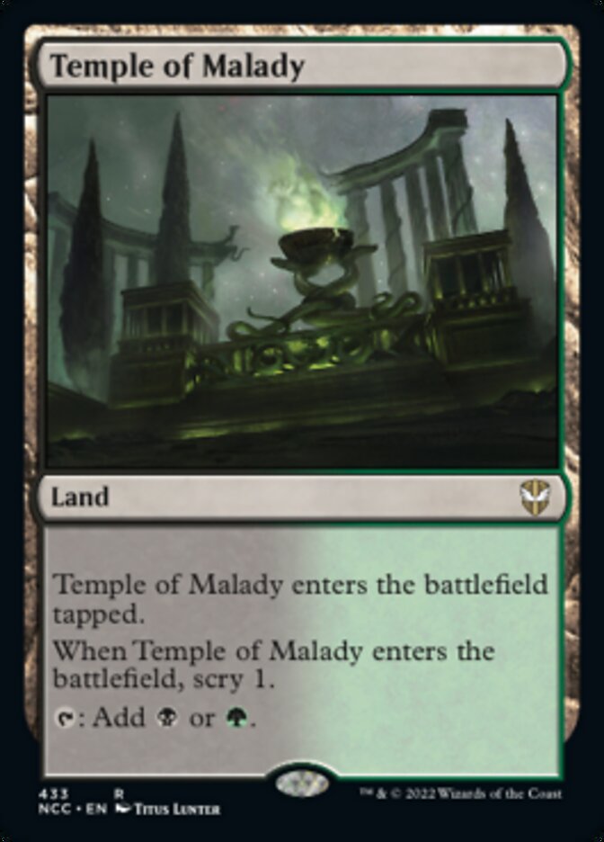 Temple of Malady [Streets of New Capenna Commander] | Exor Games Truro