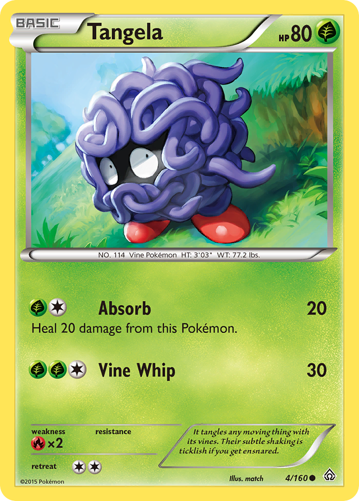 Tangela (4/160) [XY: Primal Clash] | Exor Games Truro