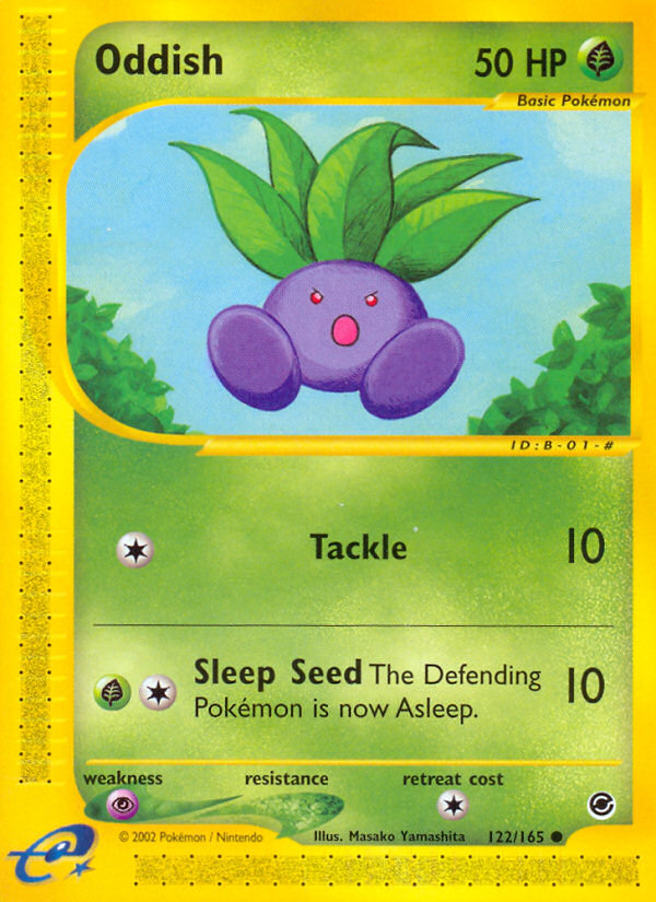 Oddish (122/165) [Expedition: Base Set] | Exor Games Truro