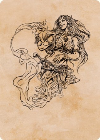 Djinni Windseer (Showcase) Art Card [Dungeons & Dragons: Adventures in the Forgotten Realms Art Series] | Exor Games Truro