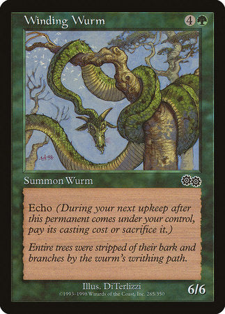 Winding Wurm [Urza's Saga] | Exor Games Truro