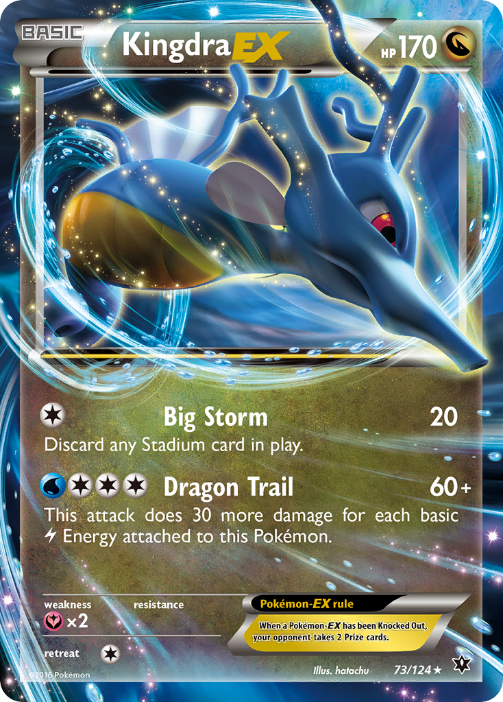 Kingdra EX (73/124) [XY: Fates Collide] | Exor Games Truro