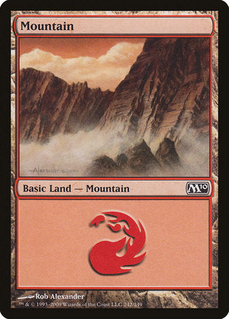 Mountain (242) [Magic 2010] | Exor Games Truro