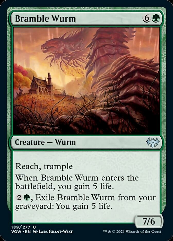 Bramble Wurm [Innistrad: Crimson Vow] | Exor Games Truro