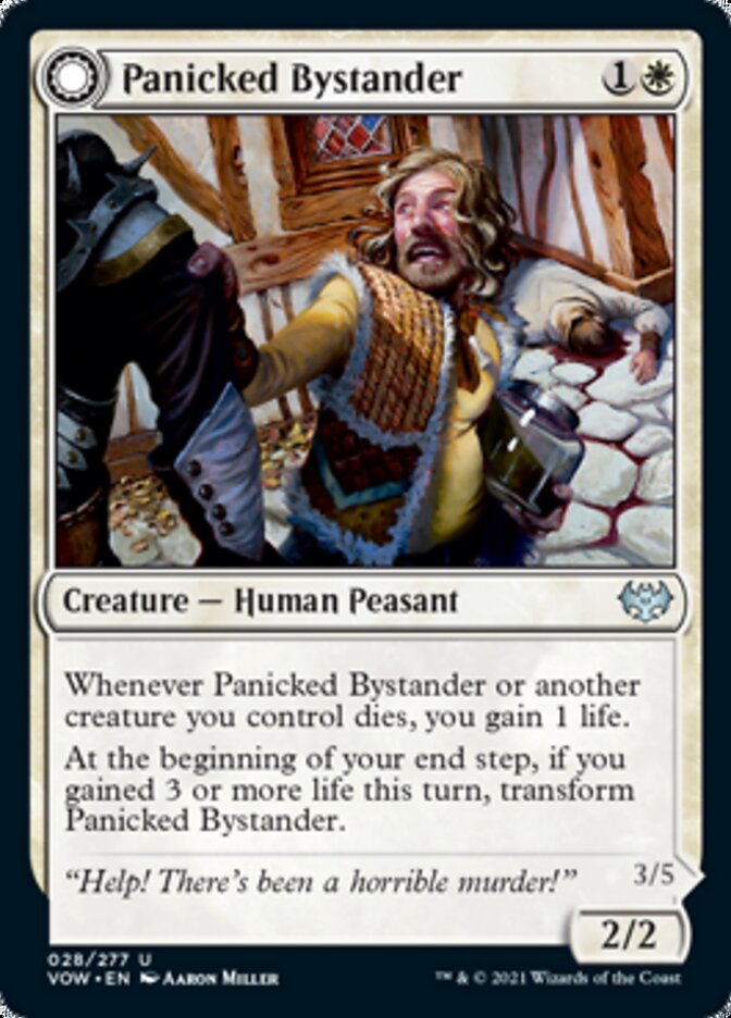 Panicked Bystander // Cackling Culprit [Innistrad: Crimson Vow] | Exor Games Truro