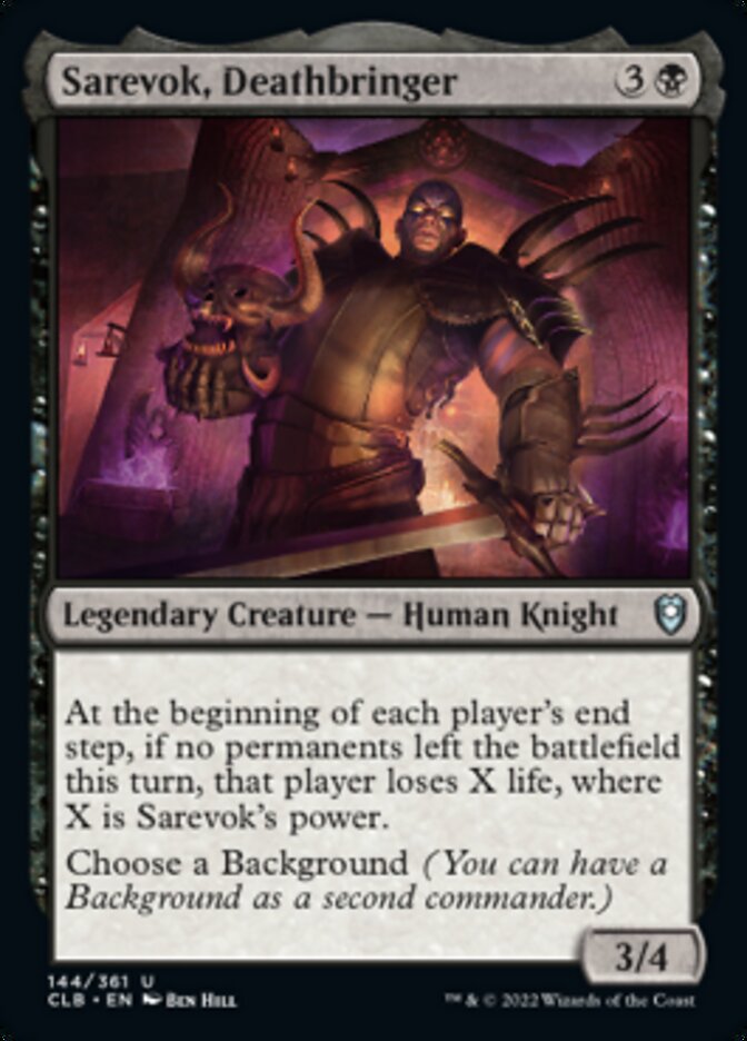 Sarevok, Deathbringer [Commander Legends: Battle for Baldur's Gate] | Exor Games Truro