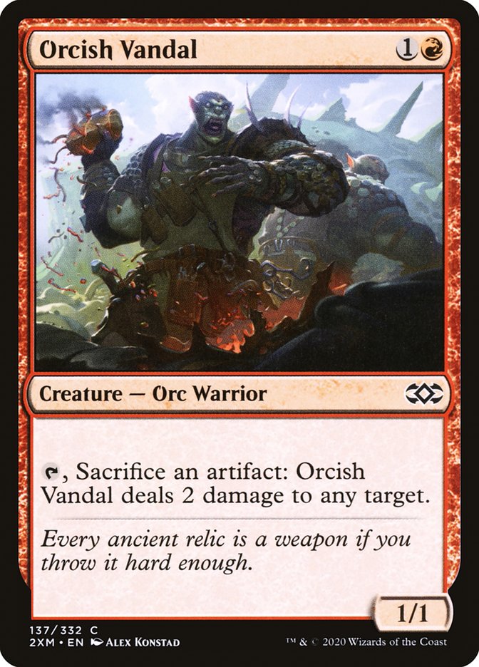 Orcish Vandal [Double Masters] | Exor Games Truro