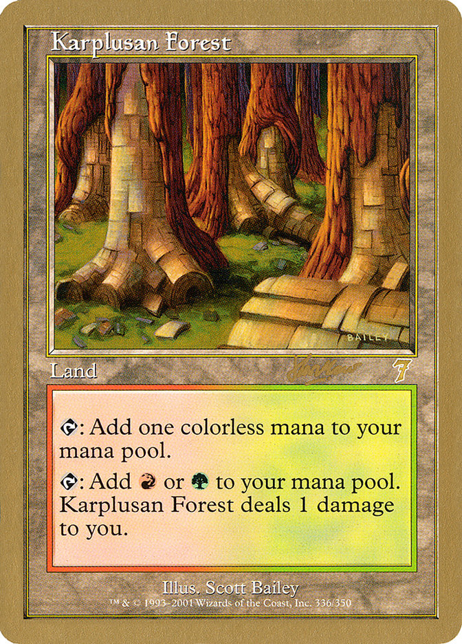 Karplusan Forest (Sim Han How) [World Championship Decks 2002] | Exor Games Truro