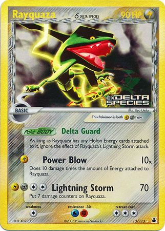 Rayquaza (13/113) (Delta Species) (Stamped) [EX: Delta Species] | Exor Games Truro