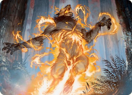 Burn the Accursed Art Card [Innistrad: Midnight Hunt Art Series] | Exor Games Truro