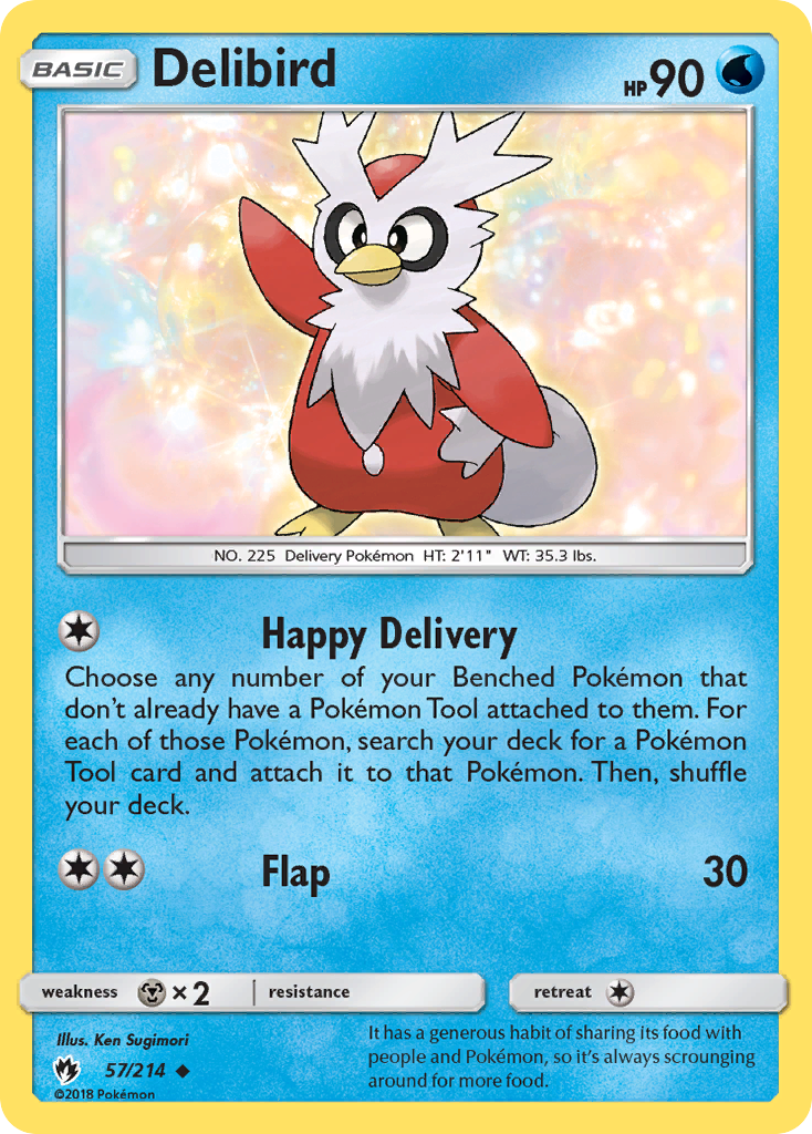 Delibird (57/214) [Sun & Moon: Lost Thunder] | Exor Games Truro