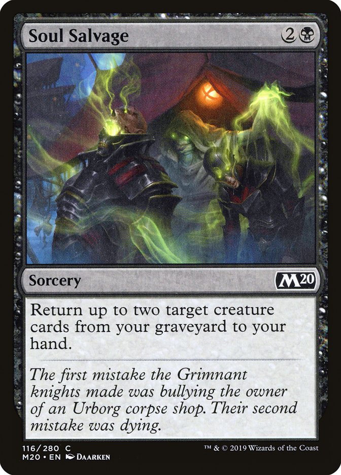 Soul Salvage [Core Set 2020] | Exor Games Truro