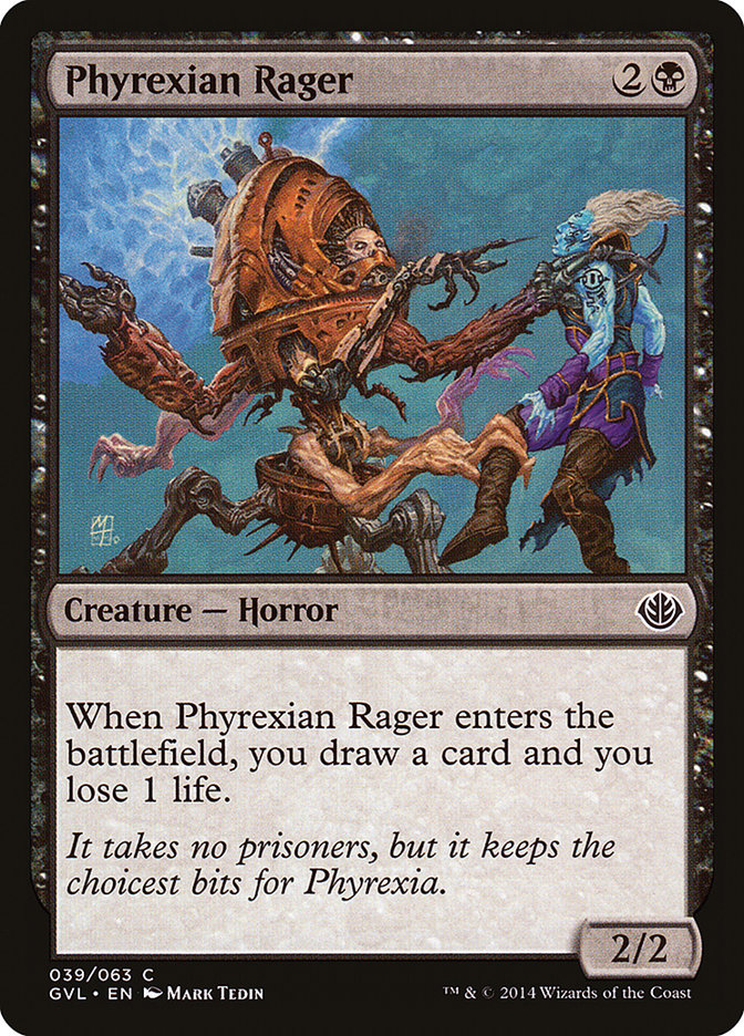Phyrexian Rager (Garruk vs. Liliana) [Duel Decks Anthology] | Exor Games Truro