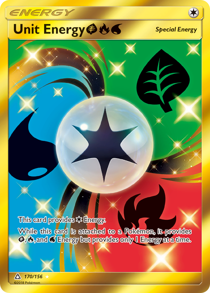 Unit Energy (170/156) (Grass, Fire, Water) [Sun & Moon: Ultra Prism] | Exor Games Truro