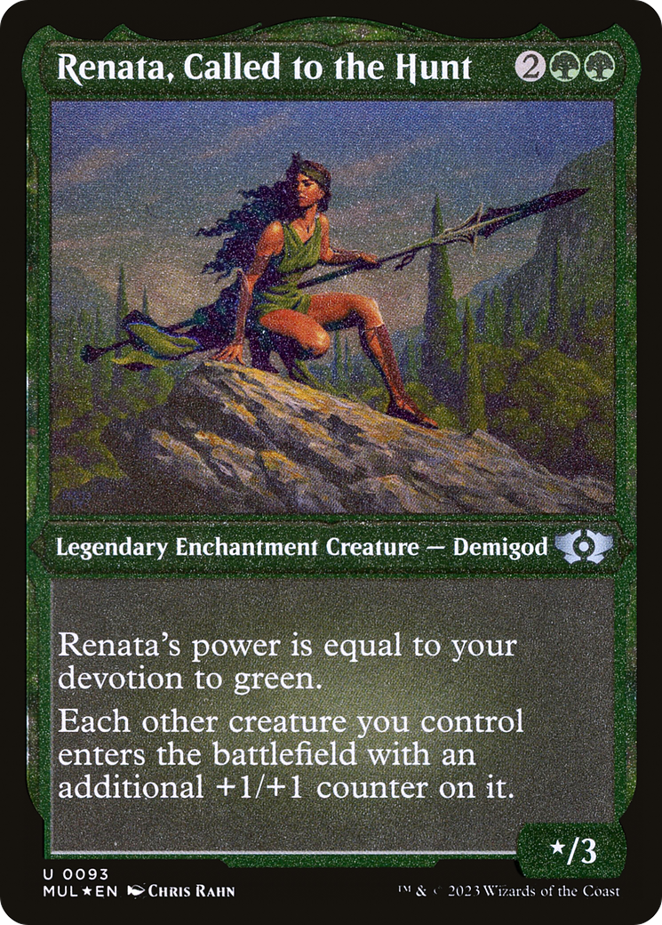 Renata, Called to the Hunt (Foil Etched) [Multiverse Legends] | Exor Games Truro