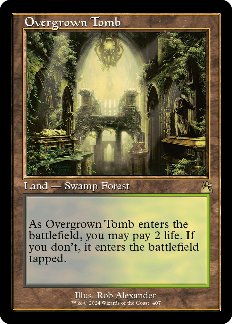 Overgrown Tomb (Retro) [Ravnica Remastered] | Exor Games Truro